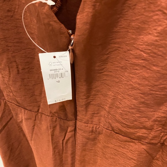 NWT Sz 12 Gap V neck Mini Dress - Picture 5 of 9